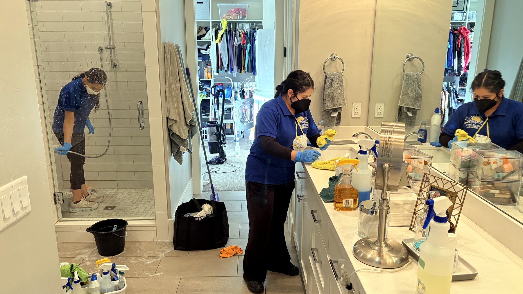 Bathroom deep cleaning photo for Wasatch County homes by Sun Ray Cleaning Services